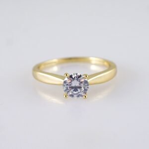 Women Ring/ Anillos Damas/  14K Real Color/  Zircon Stone// R573