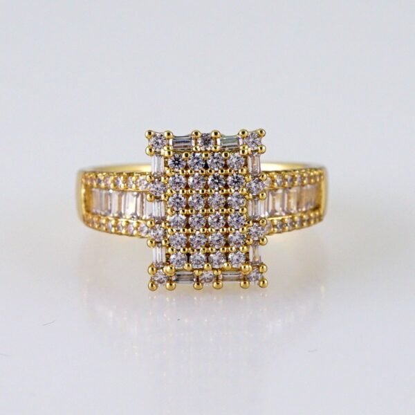 Women Ring/ Anillos Damas/ 14K Real Color/ Zircon Stone// R580
