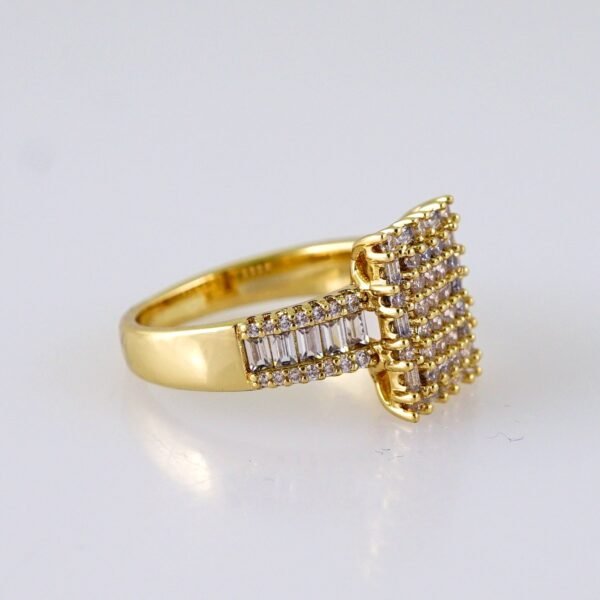 Women Ring/ Anillos Damas/ 14K Real Color/ Zircon Stone// R580 - Image 2