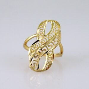 Women Ring/ Anillos Damas/ 14K Real Color/ Plain// R584