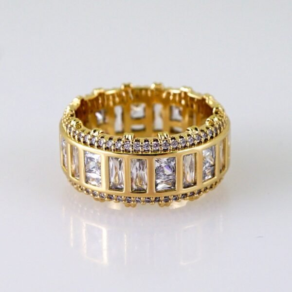 Women Ring/ Anillos Damas/ 14K Real Color/ Zircon Stone// R586