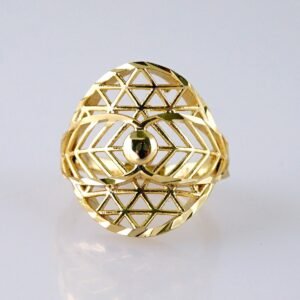 Women Ring/ Anillos Damas/ 14K Real Color/ Plain// R590