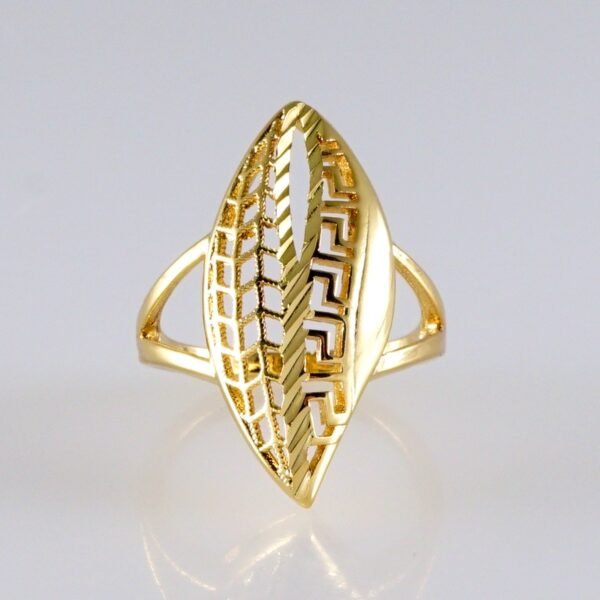 Women Ring/ Anillos Damas/ 14K Real Color/ Plain// R596