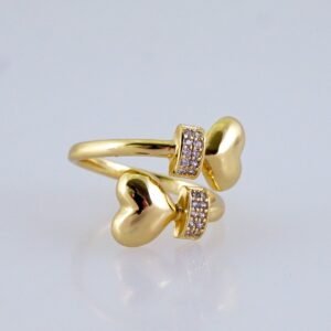 Women Ring/ Anillos Damas/ 14K Real Color/ Zircon Stone// R610