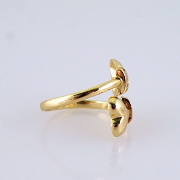 Women Ring/ Anillos Damas/ 14K Real Color/ Zircon Stone// R610 - Image 2