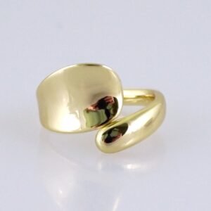 Women Ring/ Anillos Damas/ 14K Real Color/ Plain// R611
