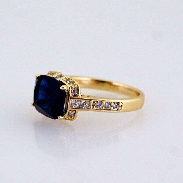 Women Ring/ Anillos Damas/ 14K Real Color/ Zircon Stone// R616 - Image 2