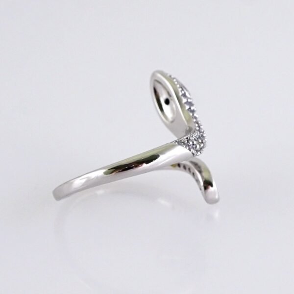 Women Ring/ Anillos Damas/ Silver Color/ Zircon Stone// R625 - Image 2