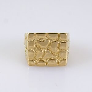 Men Ring/ Anillos Hombre/ 10K Real Color/ Plain// R628