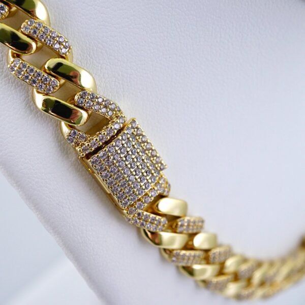 Gargantilla & Pulsera/ Choker /Bracelet/ 14K Real Color/ Zircon Stone/8mmx45cm// SET1172 - Image 2