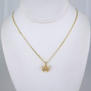 Cadenas & Colgantes/ Chain/Pendants/ Zircon Stone/ 14K Real Color/ 2mmx45cm// SET1253