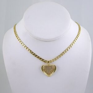 Cadenas & Colgantes/ Chain/Pendants/ Zircon Stone/ 14K Real Color/ 4mmx45cm// SET1293