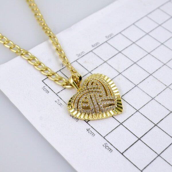 Cadenas & Colgantes/ Chain/Pendants/ Zircon Stone/ 14K Real Color/ 4mmx45cm// SET1293 - Image 3