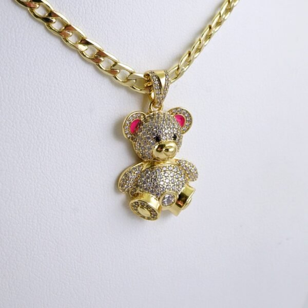 Cadenas & Colgantes/ Chain/Pendants/ Zircon Stone/ 14K Real Color/ 4mmx45cm// SET1295 - Image 2