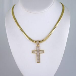 Cadenas & Colgantes/ Chain/Pendants/ Zircon Stone/ 14K Real Color/ 5mmx60cm// SET1312