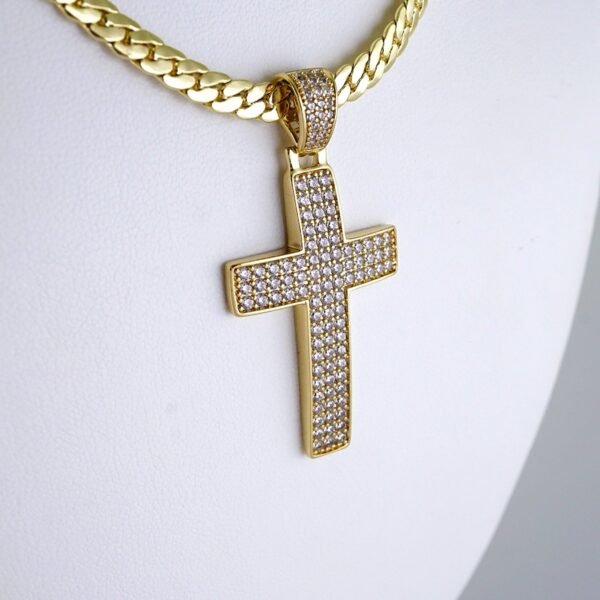 Cadenas & Colgantes/ Chain/Pendants/ Zircon Stone/ 14K Real Color/ 5mmx60cm// SET1312 - Image 2