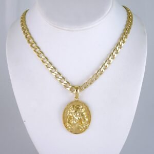 Cadenas & Colgantes/ Chain/Pendants/ Plain/ 14K Real Color/ 8mmx60cm// SET1313