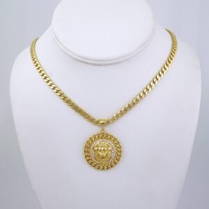 Cadenas & Colgantes/ Chain/Pendants/ Zircon Stone/ 14K Real Color/ 6mmx60cm// SET1317