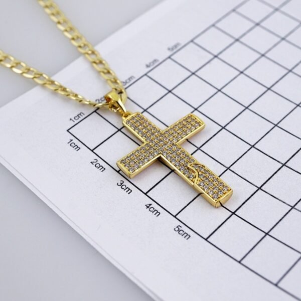 Cadenas & Colgantes/ Chain/Pendants/ Zircon Stone/ 14K Real Color/ 4mmx60cm// SET1320 - Image 3