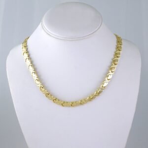 SET1360 Gargantilla - Choker/  14K Real Color-Plain/ 6mmX50cm