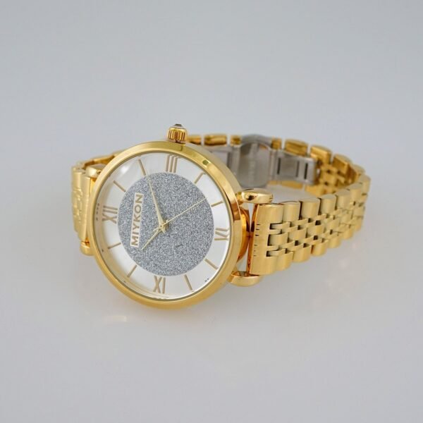 WOMAN'S MIYKON CLASSIC/  “GOLD STAINLESS STEEL”/  SILVER DIAL/  BATTERY// WMK21 - Image 2