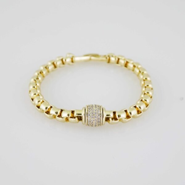 B1383 Bracelet - Pulseras - Zircon Stone - 14K Real Color - Image 2
