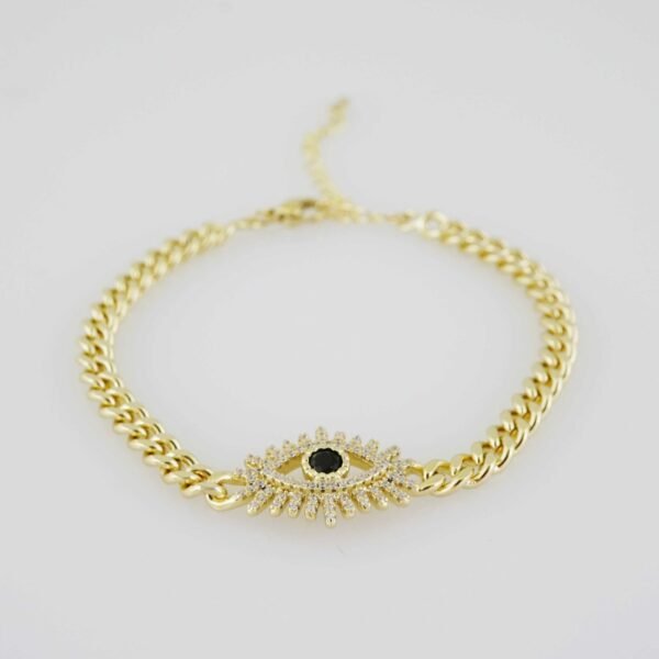 B1384 Bracelet - Pulseras - Zircon Stone - 14K Real Color - Image 2