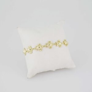 B1385 Bracelet - Pulseras - Plain - 14K Real Color