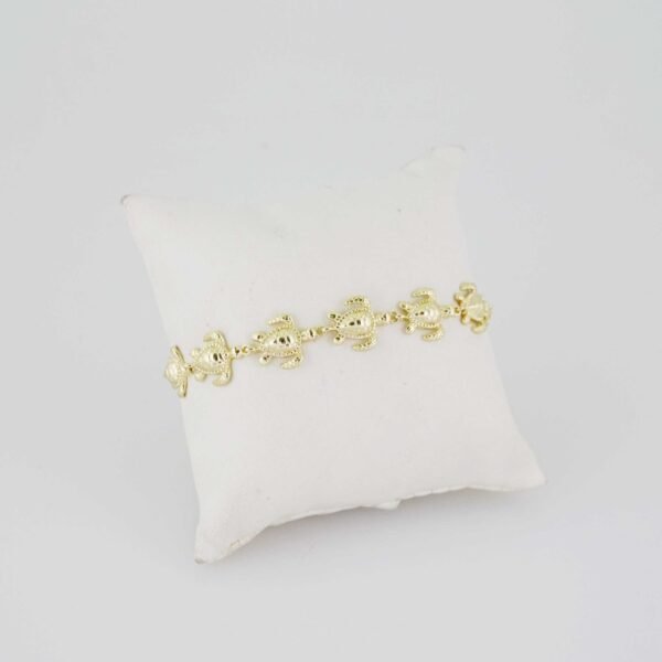 B1385 Bracelet - Pulseras - Plain - 14K Real Color