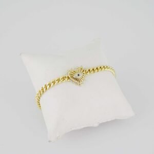 B1386 Bracelet - Pulseras - Zircon Stone - 14K Real Color