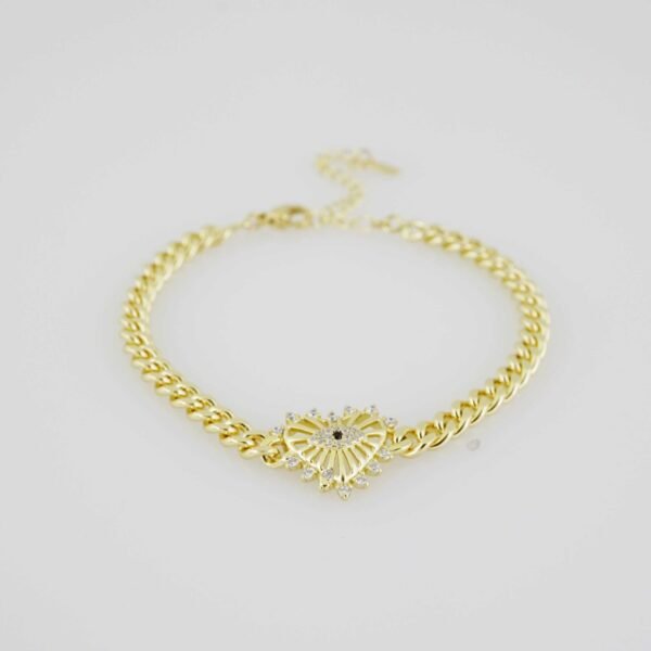B1386 Bracelet - Pulseras - Zircon Stone - 14K Real Color - Image 2