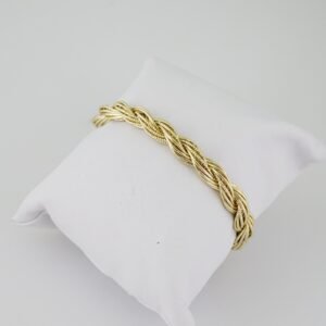 B1387 Bracelet - Pulseras - Plain - 14K Real Color