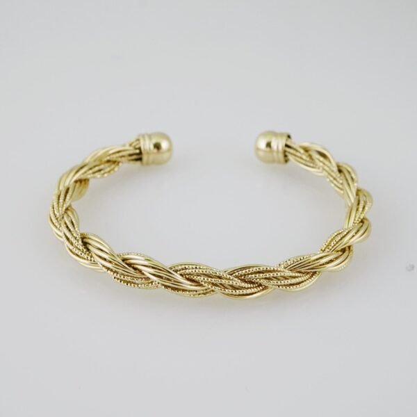 B1387 Bracelet - Pulseras - Plain - 14K Real Color - Image 2