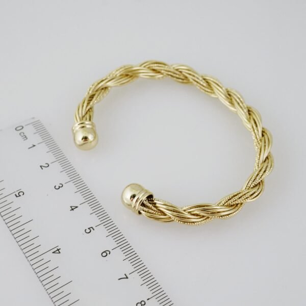 B1387 Bracelet - Pulseras - Plain - 14K Real Color - Image 3
