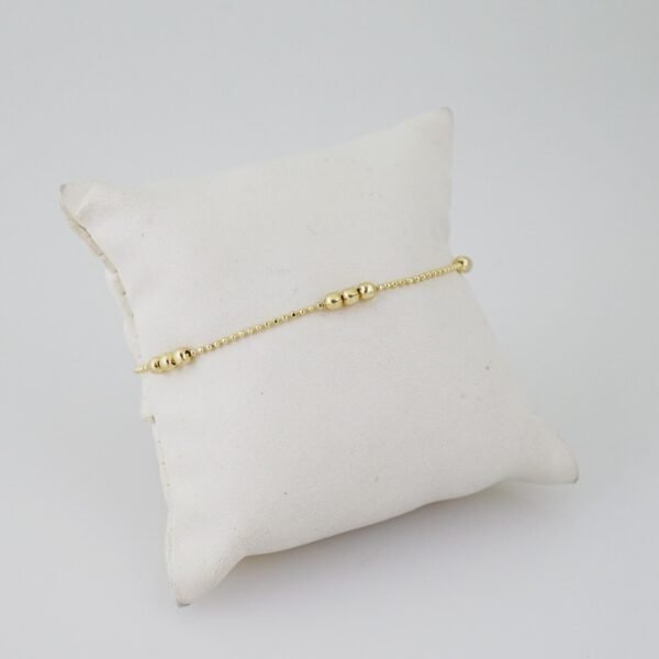 B1389 Bracelet - Pulseras - Plain - 14K Real Color