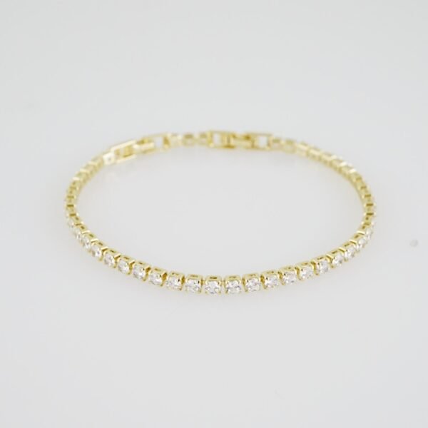 B1391 Bracelet - Pulseras - Zircon Stone - 14K Real Color - Image 2
