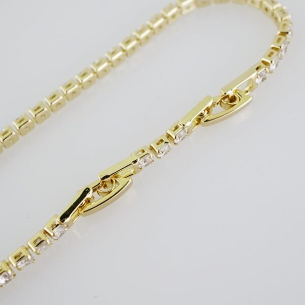 B1391 Bracelet - Pulseras - Zircon Stone - 14K Real Color - Image 3