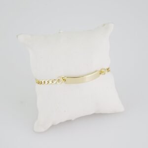 B1393 Bracelet - Pulseras - Plain - 14K Real Color