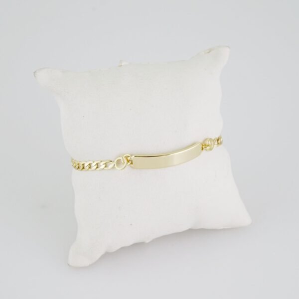 B1393 Bracelet - Pulseras - Plain - 14K Real Color