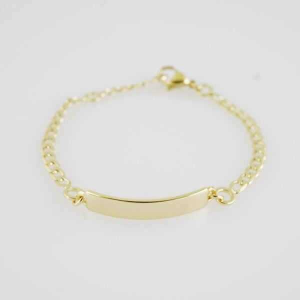 B1393 Bracelet - Pulseras - Plain - 14K Real Color - Image 2