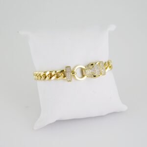 B1394 Bracelet - Pulseras - Zircon Stone - 14K Real Color