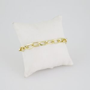 B1395  Bracelet - Pulseras - Plain - 14K Real Color