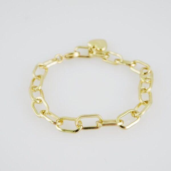 B1395  Bracelet - Pulseras - Plain - 14K Real Color - Image 2