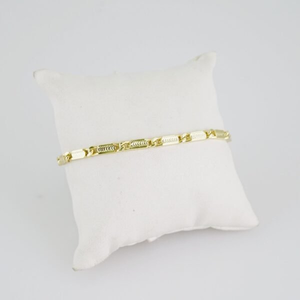 B1396 Bracelet - Pulseras - Plain - 14K Real Color