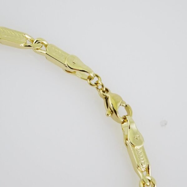 B1396 Bracelet - Pulseras - Plain - 14K Real Color - Image 3