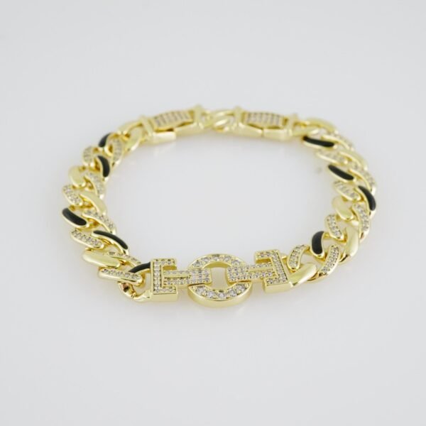 B1400 Bracelet - Pulseras - Zircon Stone - 14K Real Color - Image 2