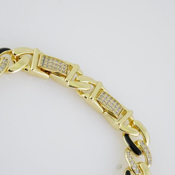B1400 Bracelet - Pulseras - Zircon Stone - 14K Real Color - Image 3