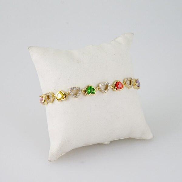 B1405 Bracelet - Pulseras - Zircon Stone - 14K Real Color
