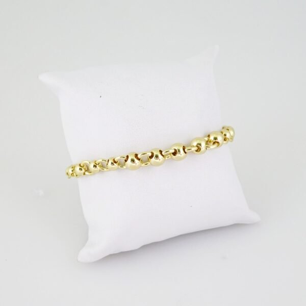 B1406 Bracelet - Pulseras - Plain - 14K Real Color
