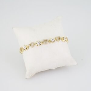 B1409 Bracelet - Pulseras - Zircon Stone - 14K Real Color